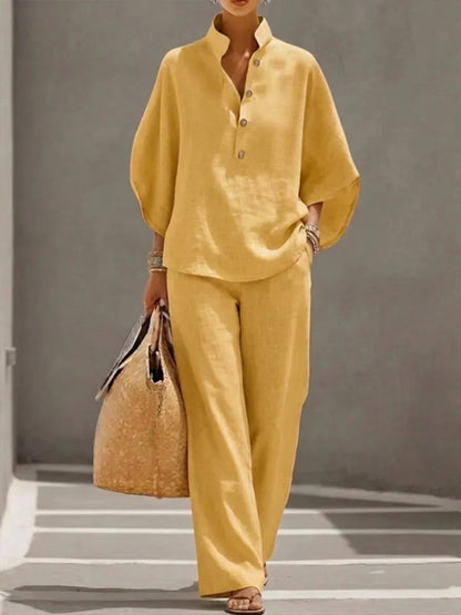 Conjunto Annabel de Efecto Lino